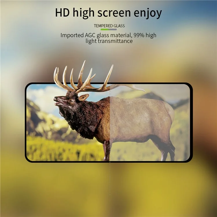 PINWUYO JK Tempered Glass Film Series-2 per Oppo A79 5G / A2 5G Anti-esplosione HD Clear Full Screen Protector