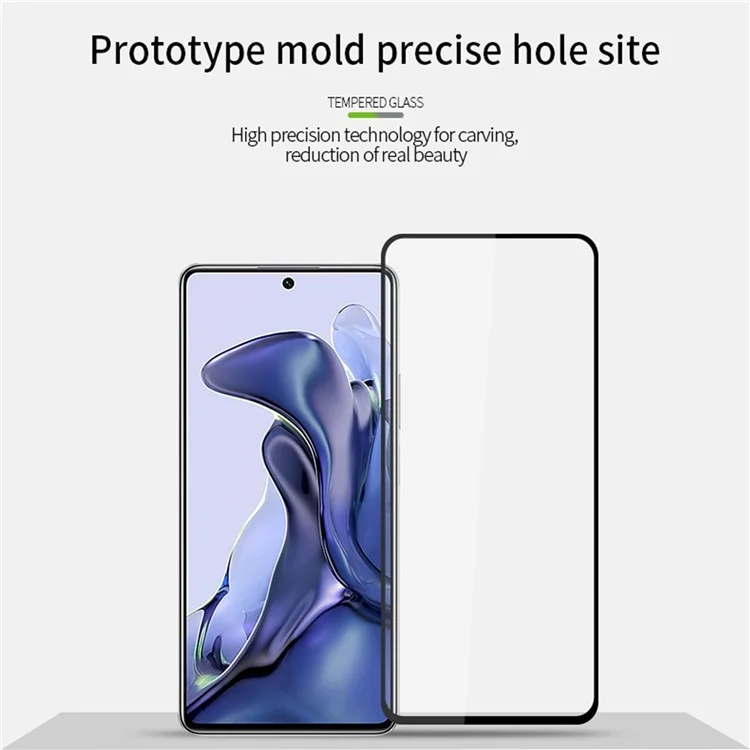 PINWUYO JK Tempered Glass Film Series-2 per Oppo A79 5G / A2 5G Anti-esplosione HD Clear Full Screen Protector