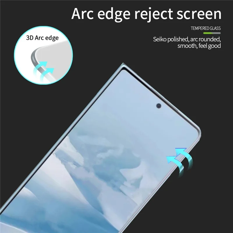 MOFI For Honor Magic Vs2 5G Hot Bending Tempered Glass 3D Curved Full Glue Screen Protector