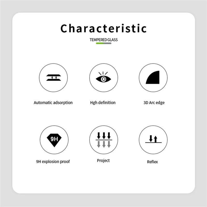 Protecteur d'écran en verre trempé PINWUYO For Honor Magic Vs2 5G Full Glue 3D Hot Bending