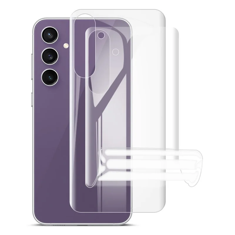 IMAK 2Pcs / Ensemble de film hydrogel III pour le protecteur d'écran arrière du Samsung Galaxy S23 FE Protecteur d'écran arrière en TPU transparent