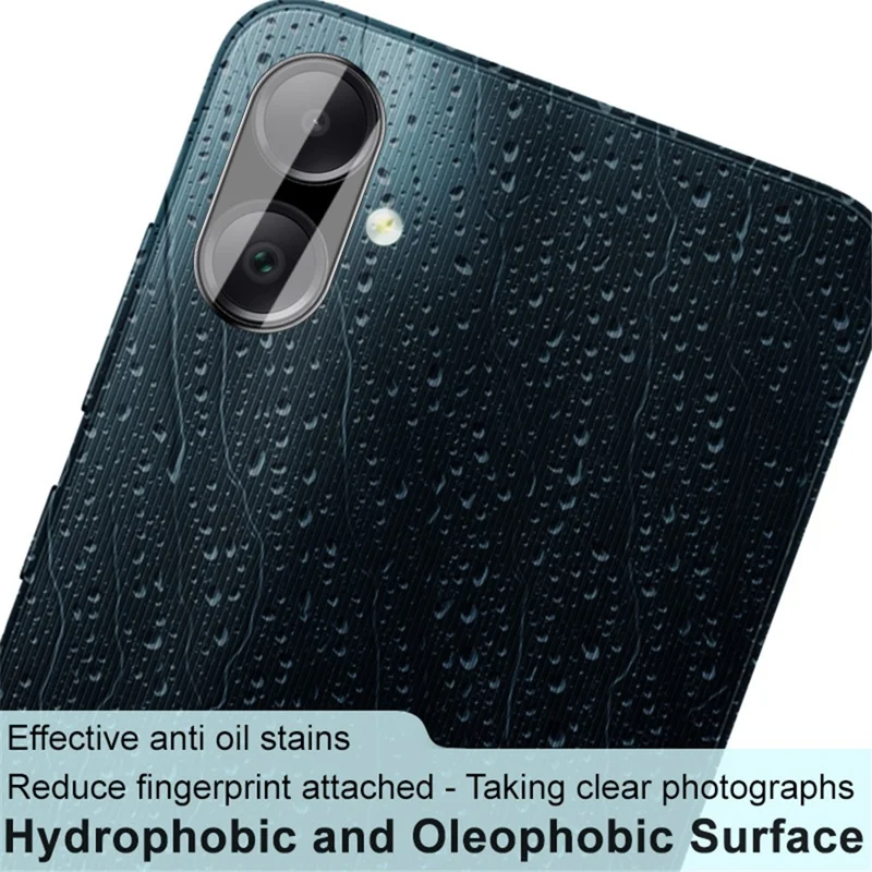 IMAK For Samsung Galaxy A05 4G Integrated Acrylic Lens Cap + Tempered Glass Rear Lens Film (Black Version)