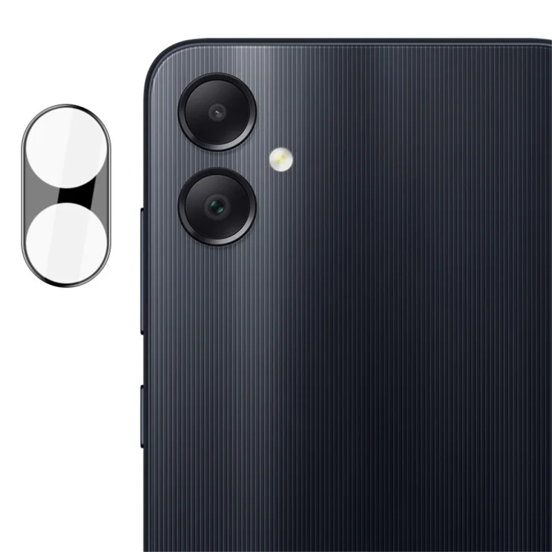 IMAK For Samsung Galaxy A05 4G Integrated Acrylic Lens Cap + Tempered Glass Rear Lens Film (Black Version)