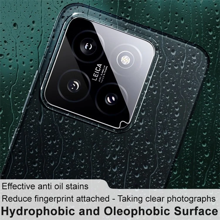 IMAK 2 Stück / Set für Xiaomi 14 Handy-Kameralinse Film HD Clear Rear Lens Protector