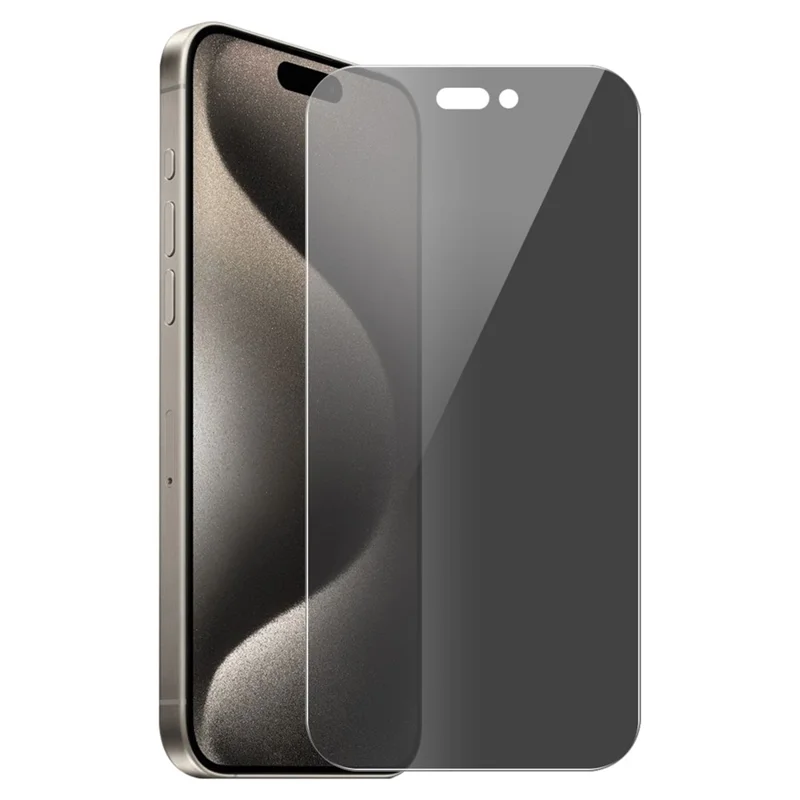 ENKAY HAT PRINCE For iPhone 15 Pro Film 9H Anti-Spy High Aluminium-silicon Glass Screen Protector