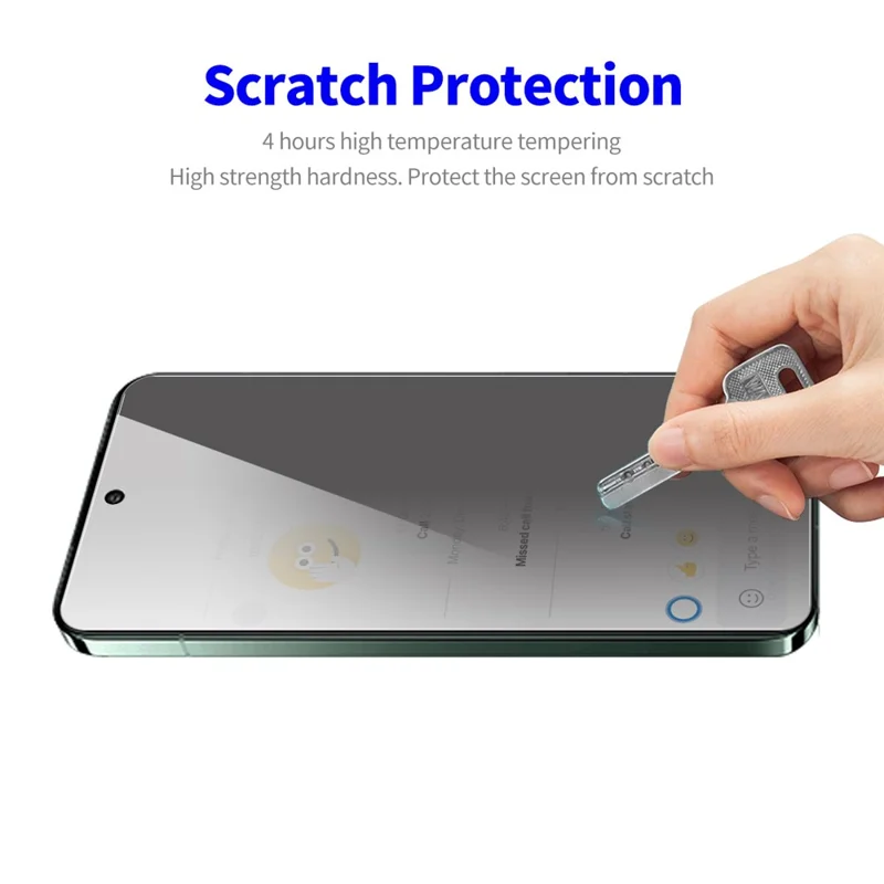 ENKAY HAT PRINCE 5Pcs Pour Xiaomi 14 Protecteur d'écran anti-espionnage Full Screen HD Clear High Aluminium-silicon Glass Film