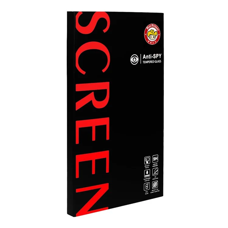 ENKAY HAT PRINCE Für Xiaomi Poco M6 Pro 5G / Redmi 12 4G / Redmi 12 5G (Global) Anti-Peep HD Clear Full Screen Protector