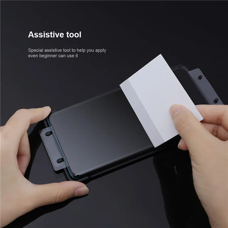 NILLKIN 2 pezzi per OnePlus Ace 2 Pro 5G Pellicola protettiva per lo schermo Anti-graffio Bordi curvi PMMA 