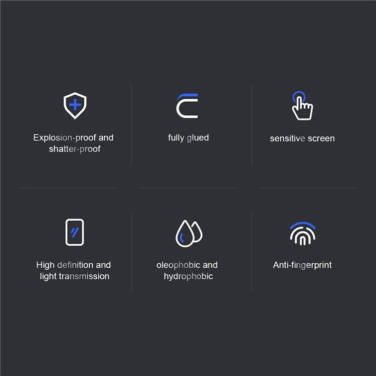 NILLKIN 2 pezzi per OnePlus Ace 2 Pro 5G Pellicola protettiva per lo schermo Anti-graffio Bordi curvi PMMA 