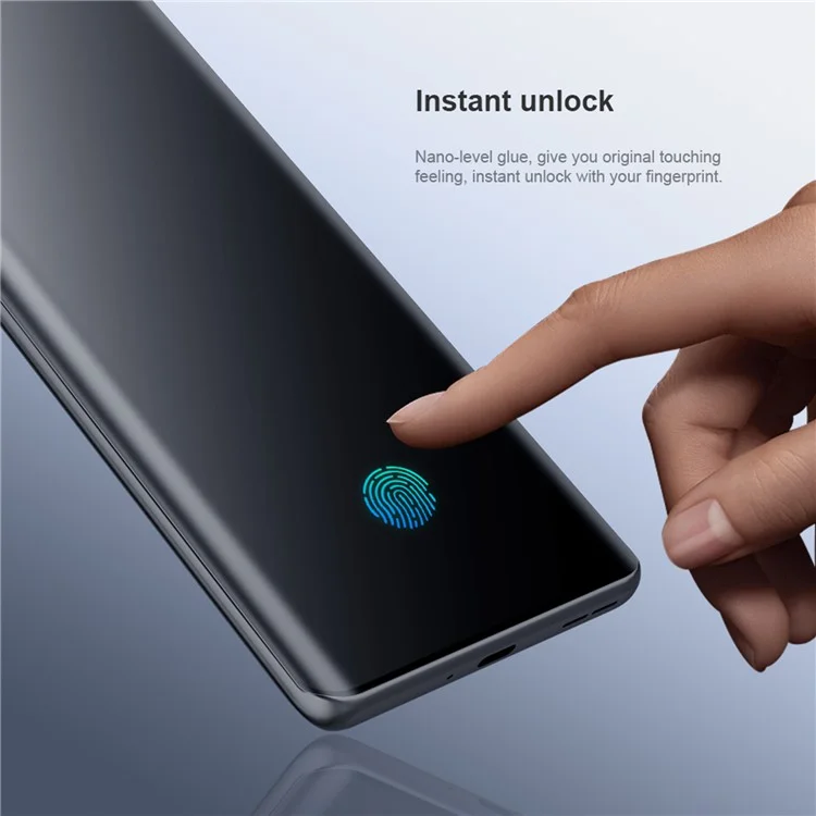 NILLKIN 2 pezzi per OnePlus Ace 2 Pro 5G Pellicola protettiva per lo schermo Anti-graffio Bordi curvi PMMA 