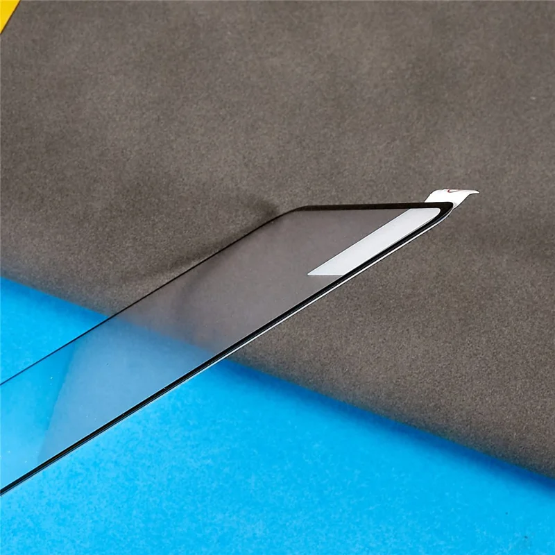 For Xiaomi Poco X6 Tempered Glass Electroplating Anti-Fingerprint Silk Printing Full Glue Screen Protector