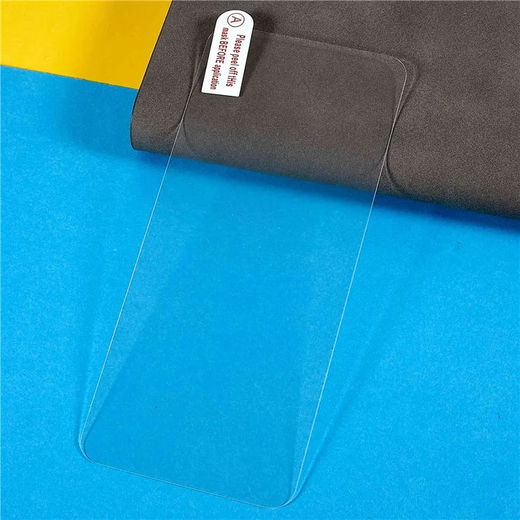 Protetor de tela para Xiaomi Poco X6 - Filme de vidro antiarranhões de alta alumínio-silício com borda em arco de 2,5D
