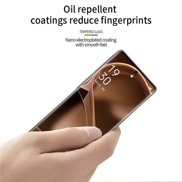 Película de cristal templado MOFI Serie JK-1 para Xiaomi Poco X6 5G Protector de pantalla 2.5D Ultra Clear Película con pegamento completo 