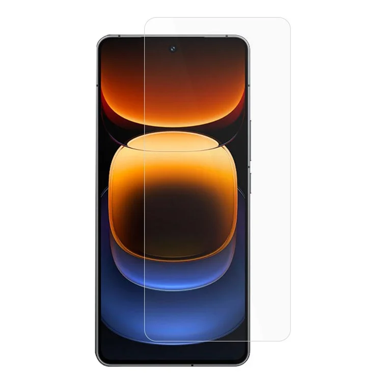Защитная пленка для экрана vivo iQOO 12 5G, закаленное стекло с дугообразными краями, толщина 0,3 мм