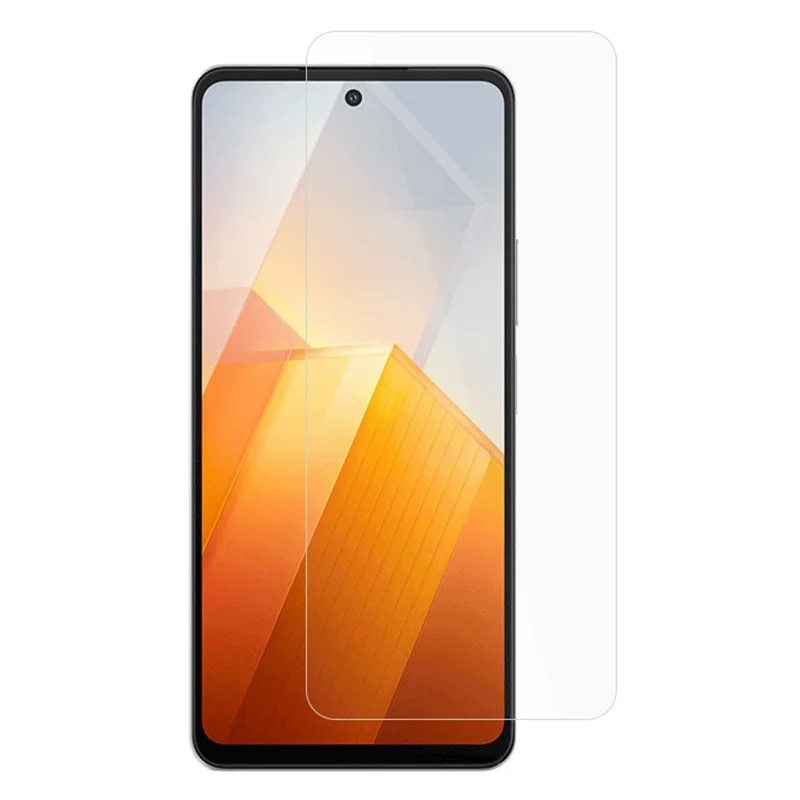 Pour vivo iQOO Z8x 5G Protecteur d'écran en verre trempé 0,3 mm Bord incurvé Film haute définition