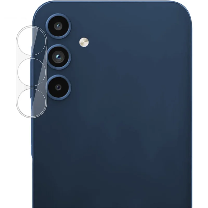 IMAK per Samsung Galaxy A15 5G Integrato Protettore in Vetro Temperato per Lente + Copertura Lente in Acrilico Pellicola per Lente Camera