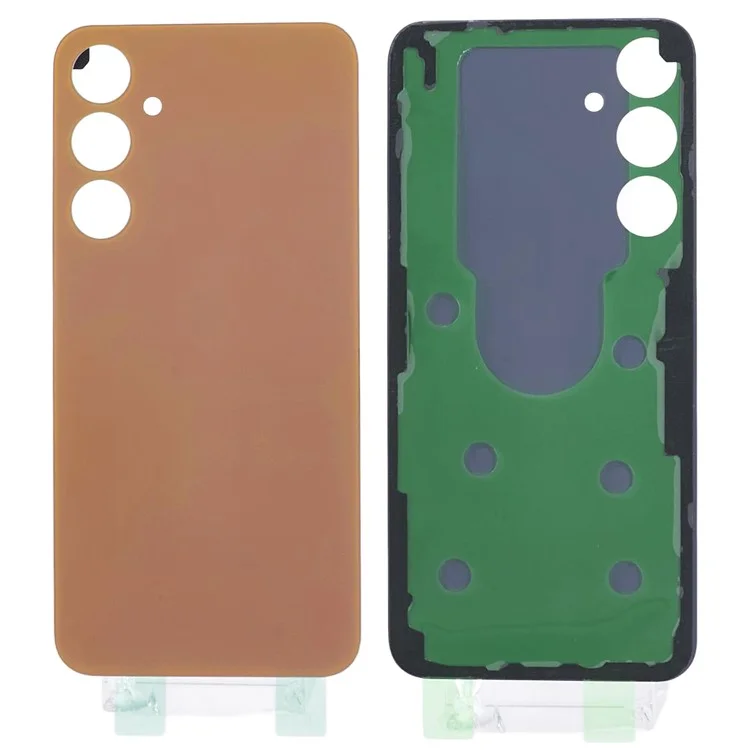 Pour Samsung Galaxy S23 FE S711 Boîtier de batterie avec autocollant adhésif Pièce de rechange - Jaune