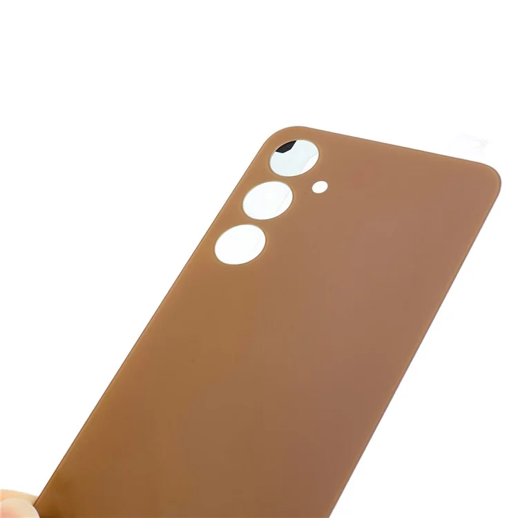 Pour Samsung Galaxy S23 FE S711 Boîtier de batterie avec autocollant adhésif Pièce de rechange - Jaune