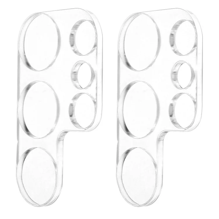 2 piezas para Samsung Galaxy S24 Ultra Película trasera de lente 3D Protector de lente de cámara de vidrio templado