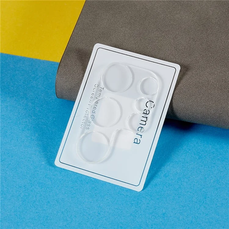 2 piezas para Samsung Galaxy S24 Ultra Película trasera de lente 3D Protector de lente de cámara de vidrio templado