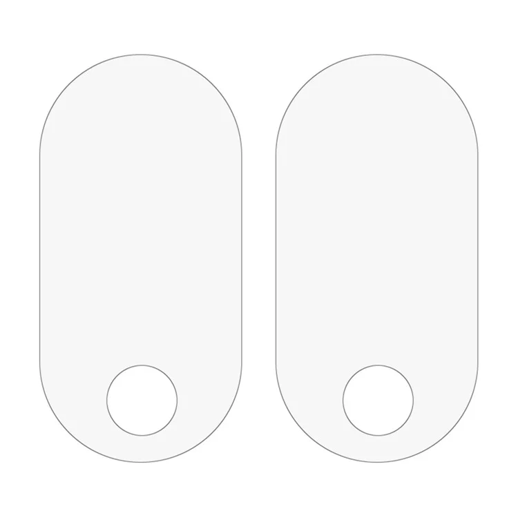 2 Stück Kameraobjektivschutz für Oppo A38 4G, kratzfestes Tempered Glass, 2,5D abgerundete Kante, klare Objektivfolie