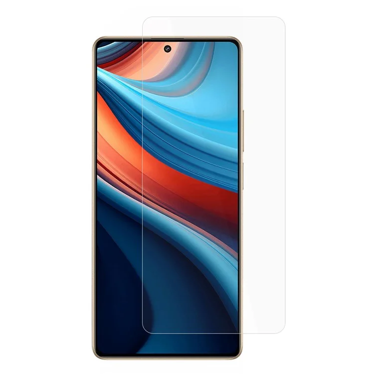 Für Xiaomi Redmi Note 13R Pro 5G Bildschirmschutz 2,5D Bogenkantenbruchfestes gehärtetes Glasfilm