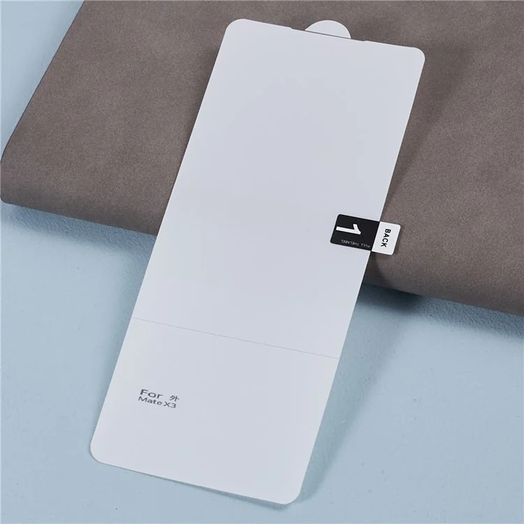 1 Set Película de Hidrogel para TECNO Phantom V Fold, Película Protectora Transparente TPU+PET Interior + Frontal + Posterior