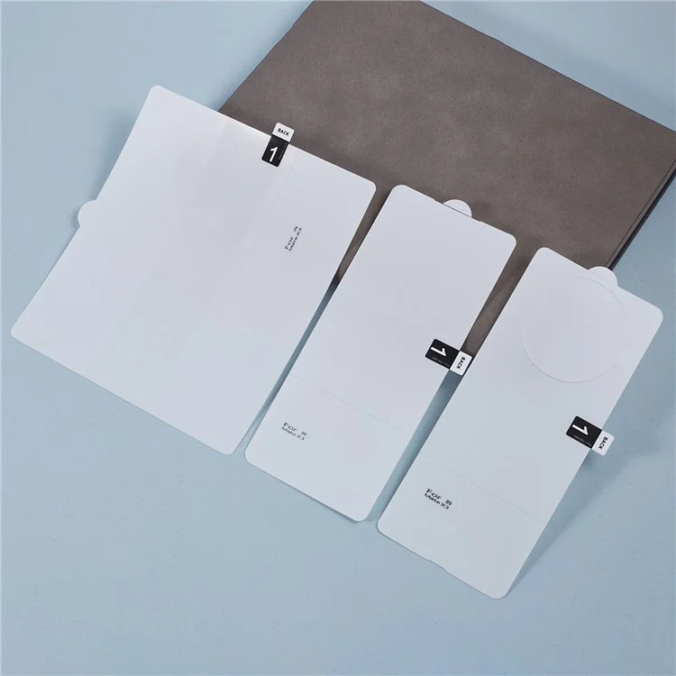 1 Set Película de Hidrogel para TECNO Phantom V Fold, Película Protectora Transparente TPU+PET Interior + Frontal + Posterior