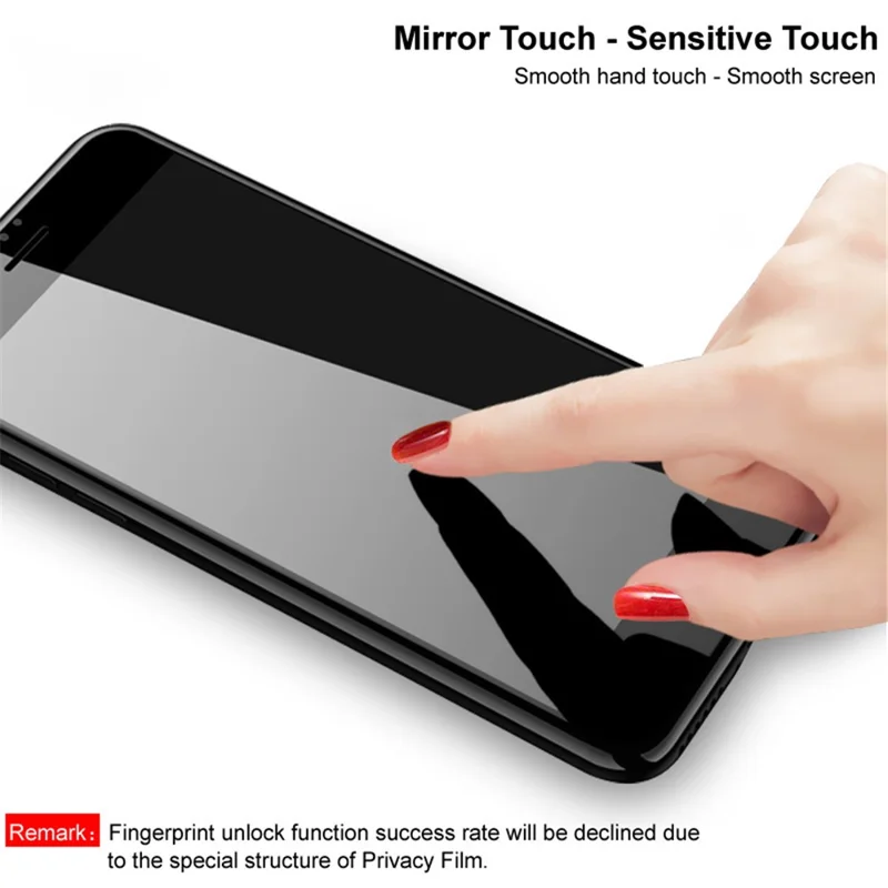IMAK For iPhone 15 Tempered Glass Film Anti-spy Anti-fingerprint Screen Protector