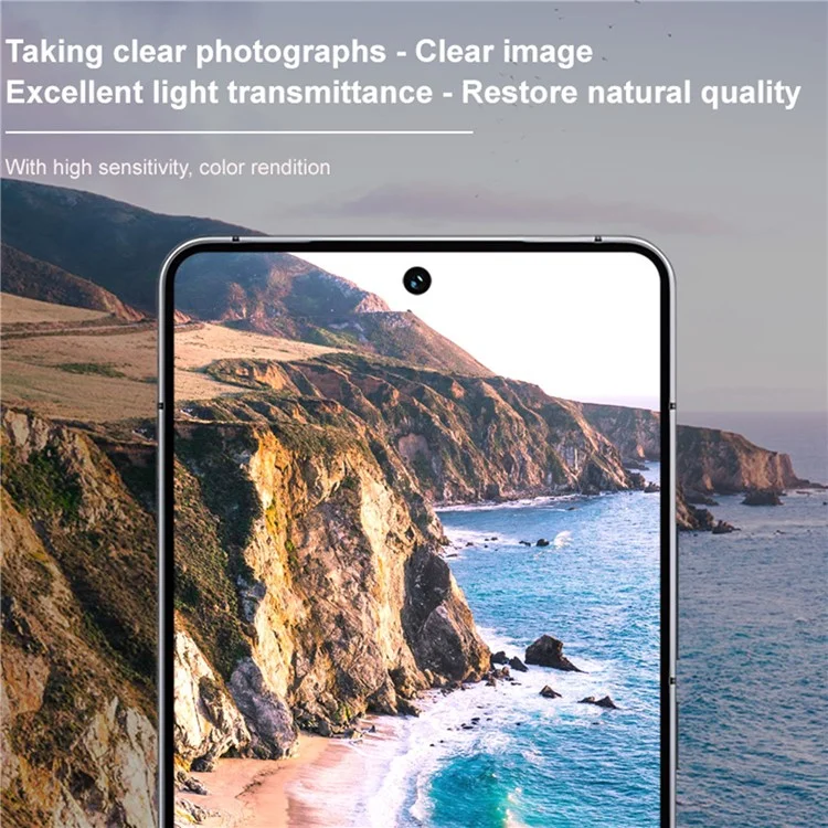 IMAK 2Pcs  /  Set For vivo iQOO 12 Pro 5G / iQOO 12 5G Cell Phone Camera Lens Film HD Clear Rear Lens Protector