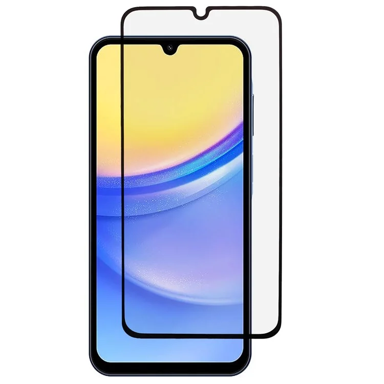 For Samsung Galaxy A15 5G Screen Protector Full Glue Tempered Glass Silk Printing Film
