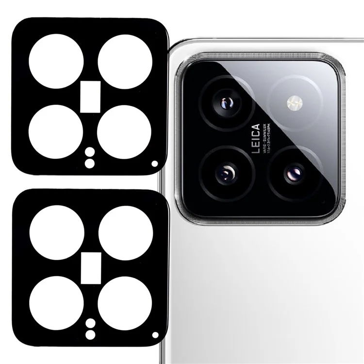 2Pcs For Xiaomi 14 Camera Lens Protector Silk Printing HD Clear Rear Lens Film