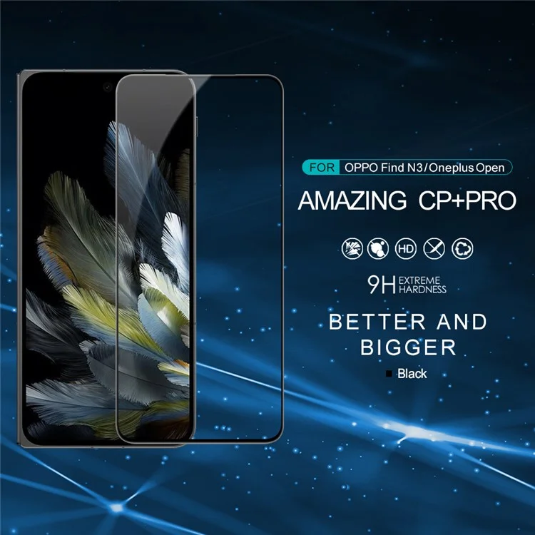 NILLKIN CP+PRO For Oppo Find N3 5G / OnePlus Open Screen Protector Full Cover Shatterproof AGC Glass Film