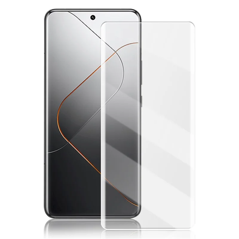 AMORUS For Xiaomi 14 Pro UV Liquid Screen Protector 3D Curved Scratch-Resistant Tempered Glass Film