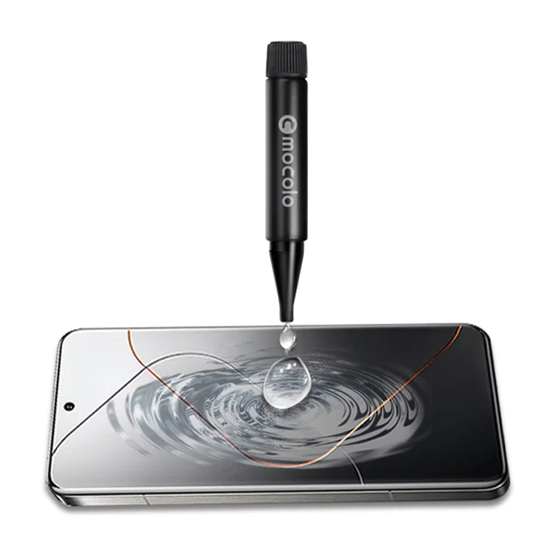 AMORUS For Xiaomi 14 Pro UV Liquid Screen Protector 3D Curved Scratch-Resistant Tempered Glass Film
