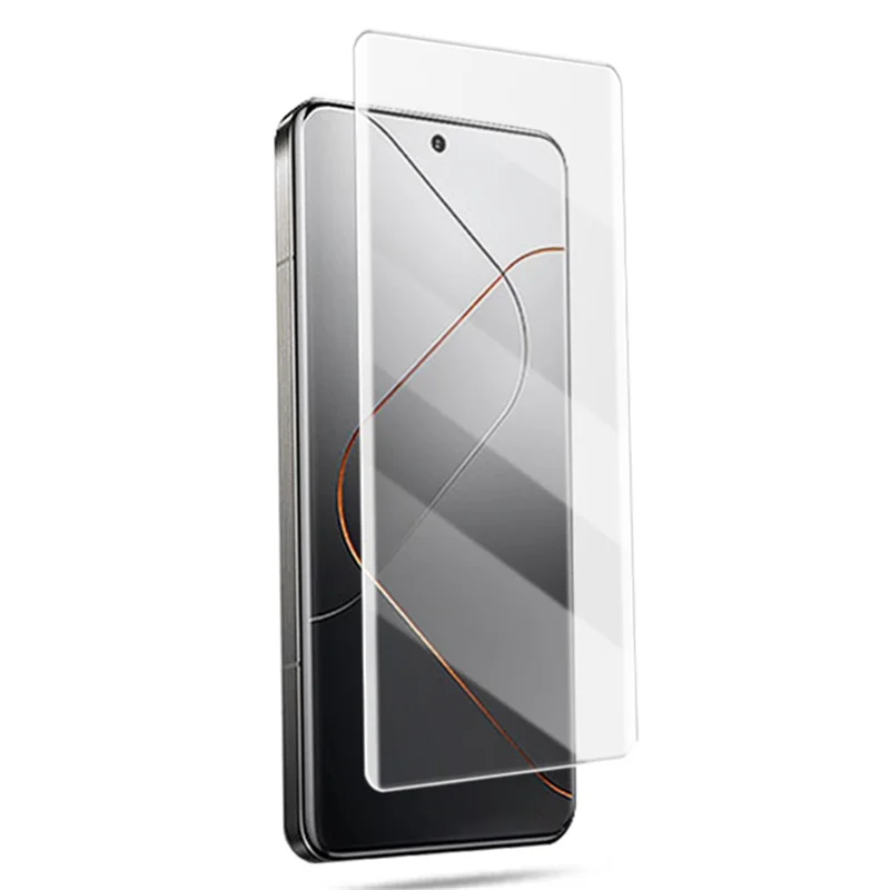 AMORUS For Xiaomi 14 Pro UV Liquid Screen Protector 3D Curved Scratch-Resistant Tempered Glass Film