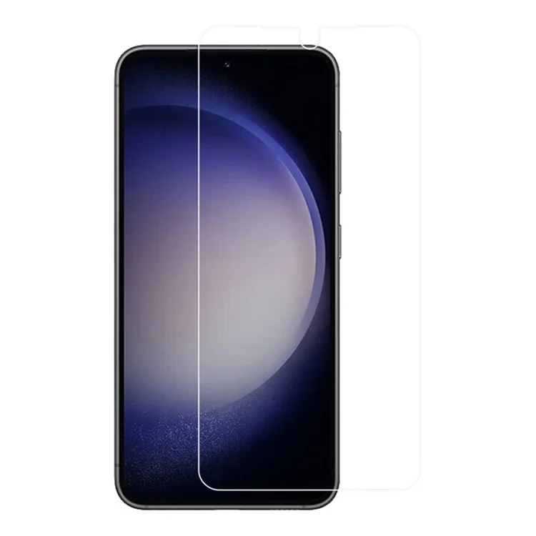 RURIHAI Para Samsung Galaxy S24 Protector de Pantalla de Vidrio AGC Película Ultrapristalina (Compatible con Desbloqueo de Huella Digital)