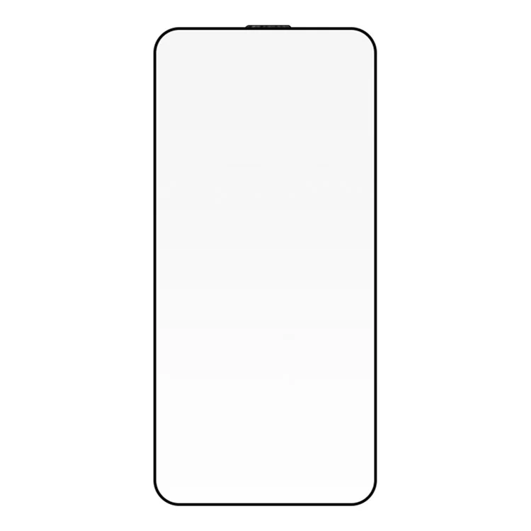 RURIHAI Für iPhone 15 Pro Bildschirmschutzfolie 3D Volle Abdeckung Hochaluminium-Siliziumglas Bildschirmfilm mit Antistaub-Netz