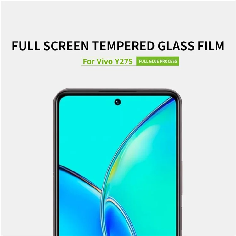 PINWUYO JK Tempered Glass Film Series-2 для vivo Y27s 4G High Aluminum-silicon Glass Full Screen Protector