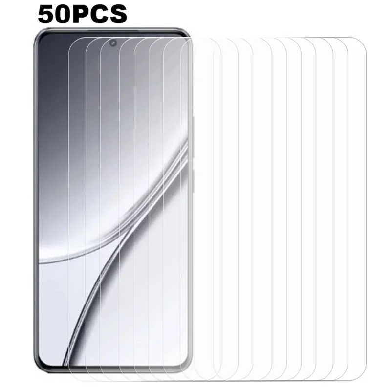50 Stück Großpackung für Realme GT5 Pro 5G, gehärtete Ultra-Klarsicht-Displayschutzfolie