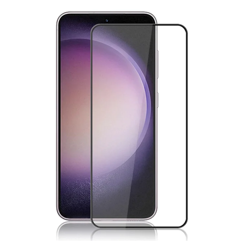 MOCOLO per Samsung Galaxy S25 / S24 Protettore Schermo Totale in Vetro Temperato con Colla Totale - Nero