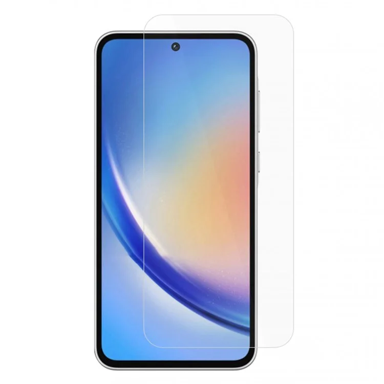 Für Samsung Galaxy A35 5G 0,3 mm Bildschirmschutzfolie Gehärtetes Glas Arc-Rand Kratzfest Film