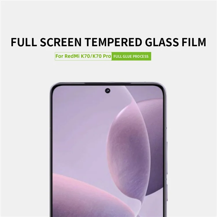 PINWUYO JK Tempered Glass Film Series-2 for Xiaomi Poco F6 Pro 5G / Redmi K70 5G / K70 Pro 5G Anti-Explosion Full Screen Protector