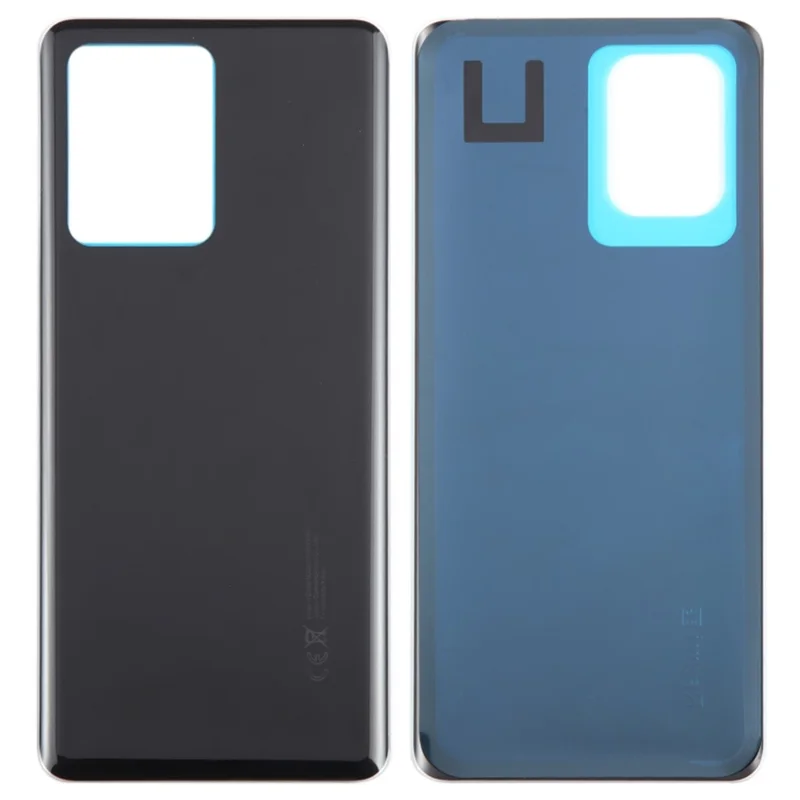 Для Xiaomi Redmi Note 12 Pro+ 5G Аккумуляторный корпус заднего корпуса Запчасть для замены - Черный