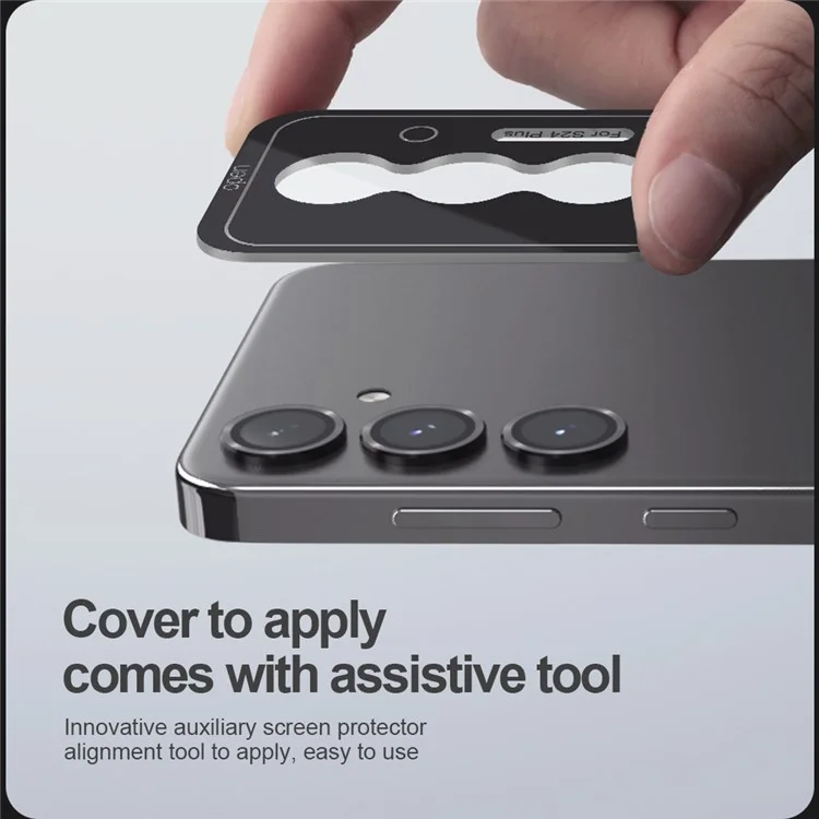 NILLKIN 1 Set For Samsung Galaxy S24+ Camera Lens Protector Anti-Scratch Individual Ring Lens Film