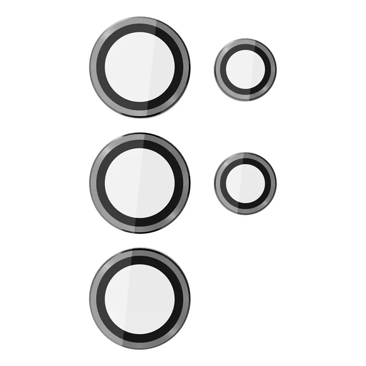 NILLKIN 1 Set For Samsung Galaxy S24 Ultra Camera Lens Protector Clear Individual Ring Rear Lens Film