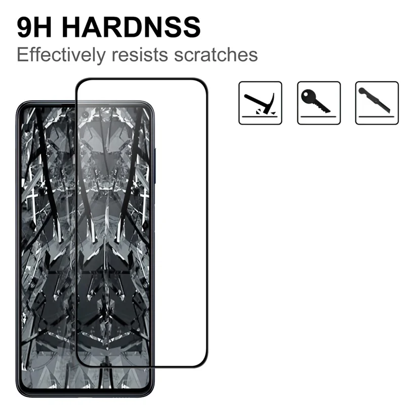 For Samsung Galaxy S24 Ultra Tempered Glass Film Black Edge Full Glue 9H Full Screen Protector
