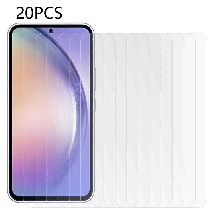 20PCS For Samsung Galaxy A55 5G Tempered Glass 0.3mm 2.5D Front Screen Protector