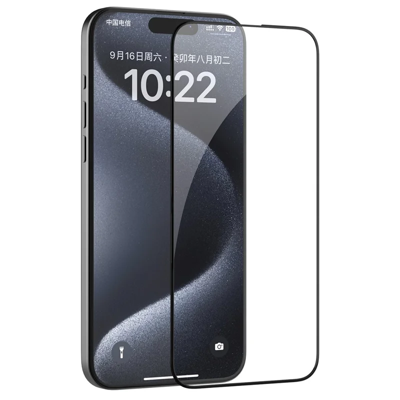 NILLKIN 10Pcs EZ SET Series for iPhone 15 Pro Max Screen Guard AGC Glass Screen Protector