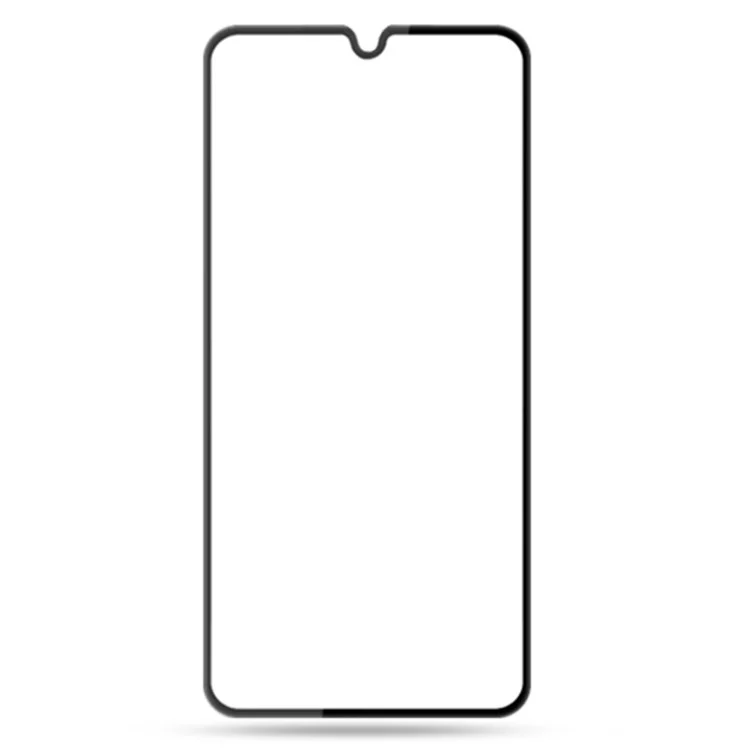 Mocolo Para Samsung Galaxy A25 5G Protetor de Tela Cheia HD Filme de Vidro Temperado de Seda Transparente - Preto